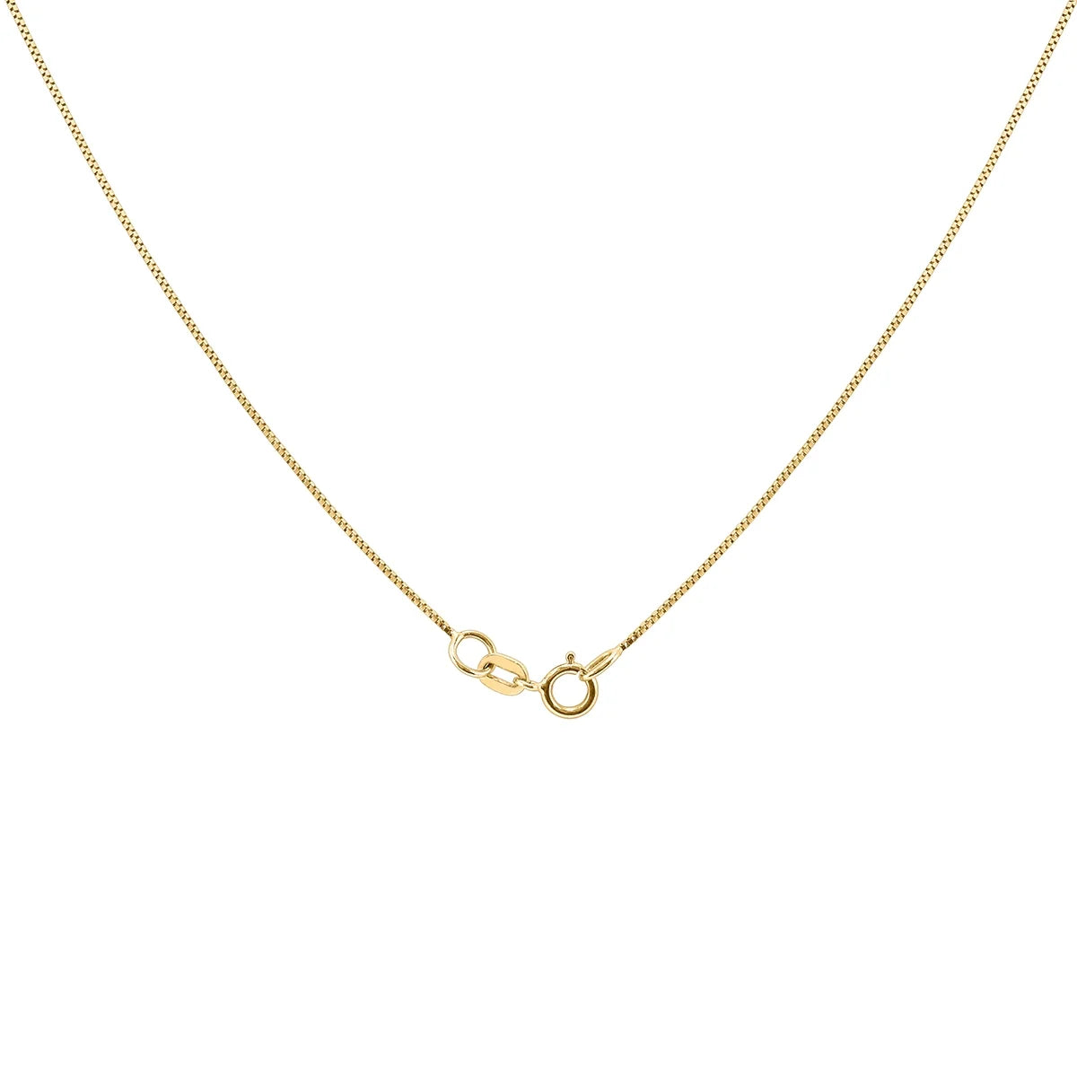 18" 14K Yellow Gold Box Chain with Spring Ring Clasp Q712390