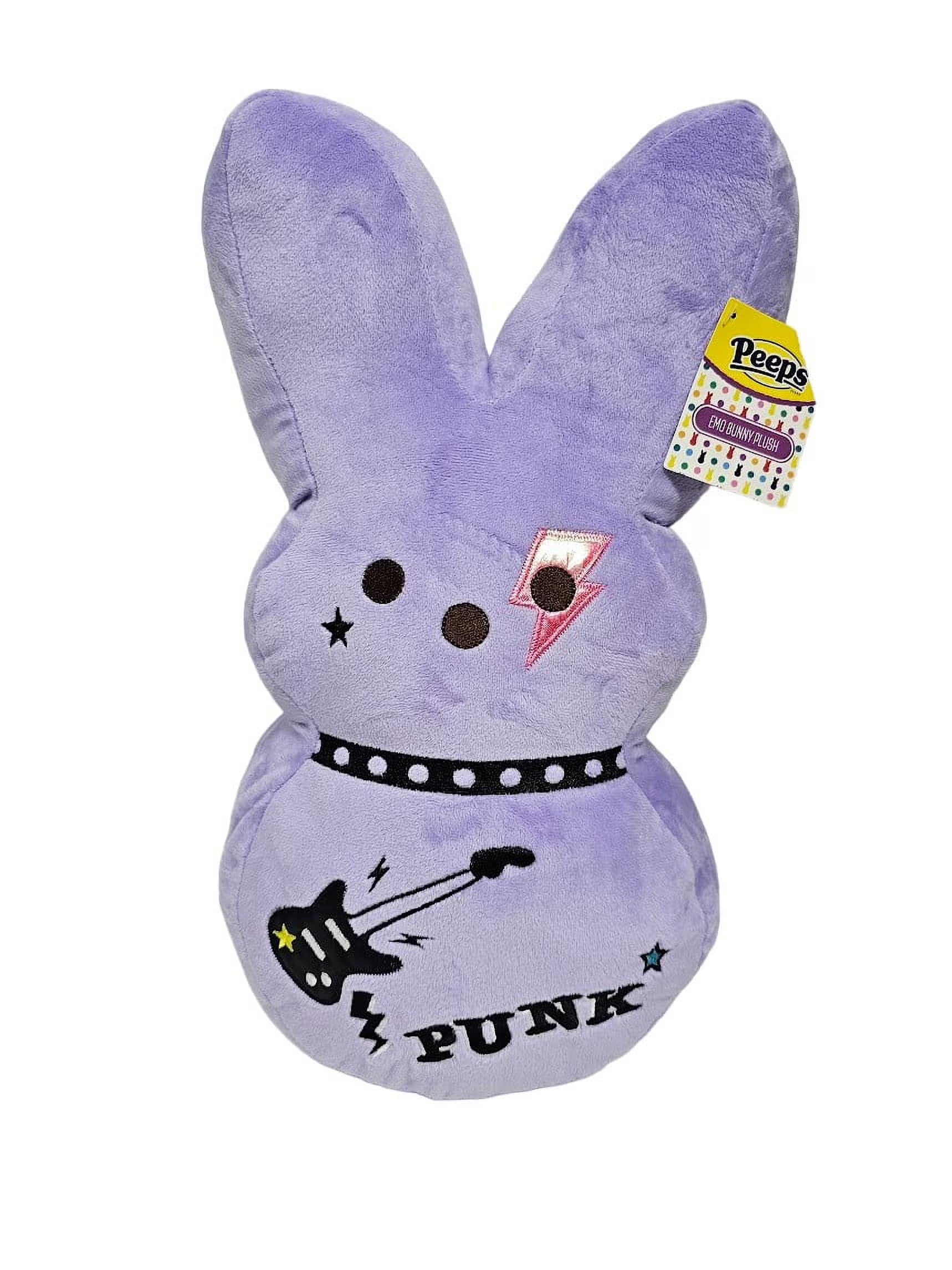 Purple Emo Bunny Plush Stuffed Animal Toy A34885