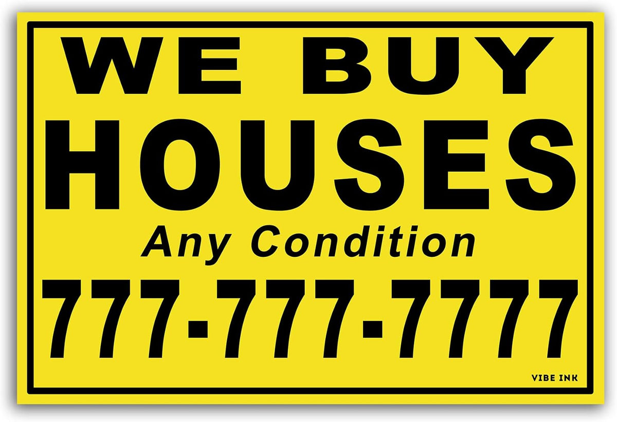 100-Pack of 12 x18 Yard Signs X79339