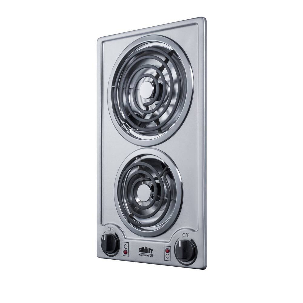 12x22 Wide 115V 2-Burner Coil Cooktop L911