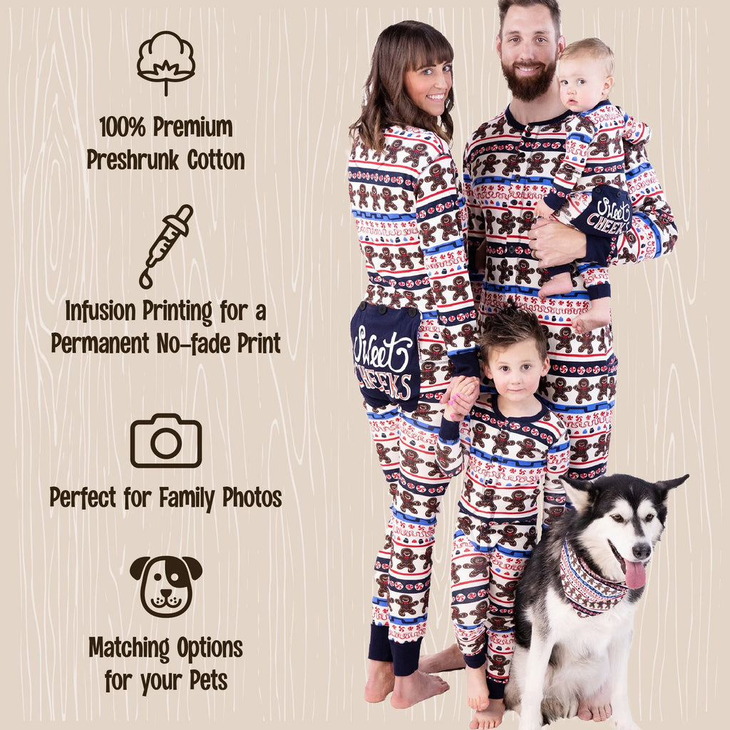 Sweet Cheeks Gingerbread XX-LARGE Matching Pajamas C419764