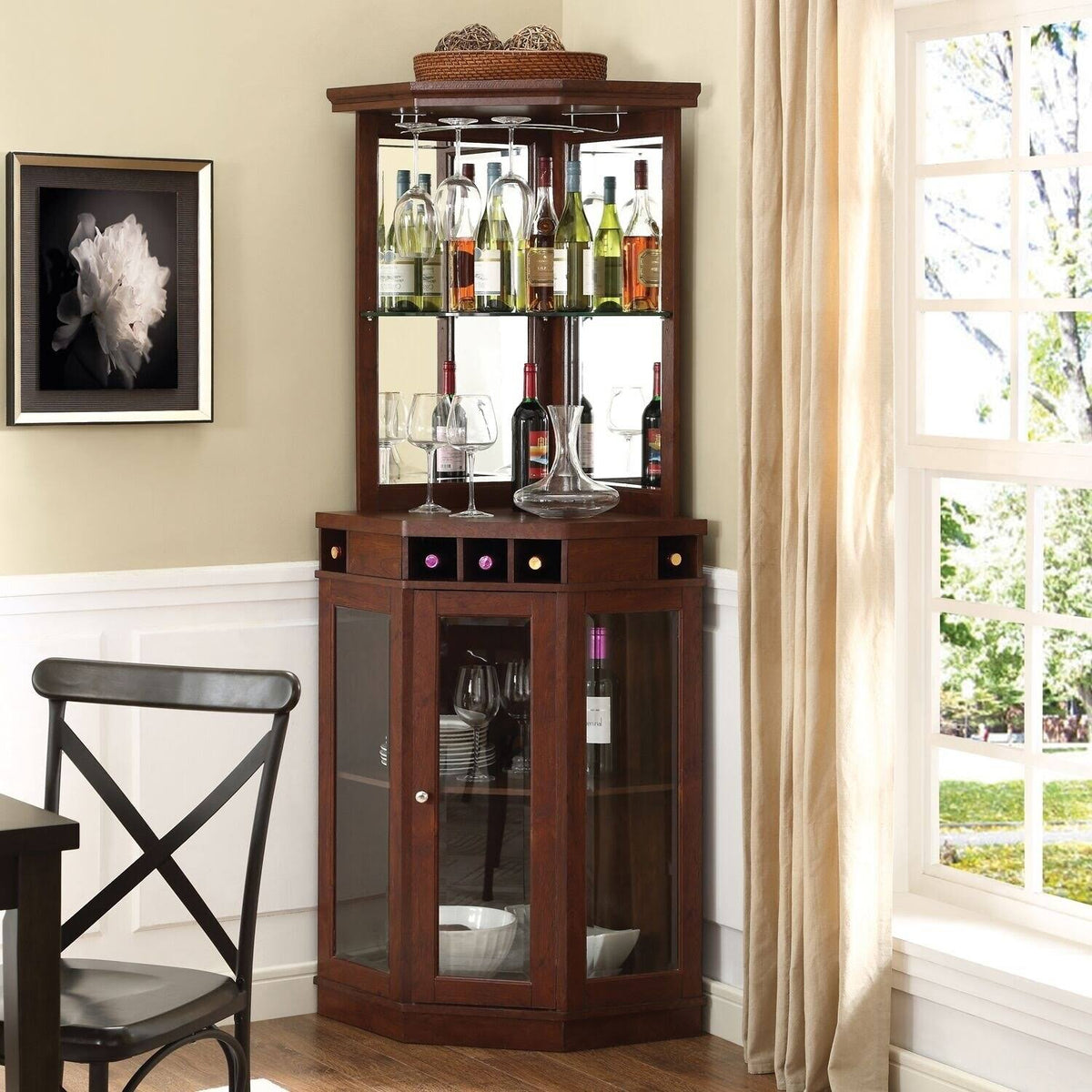Corner Bar Unit Charcoal T261750