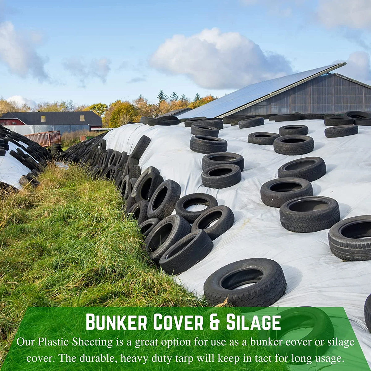 Black/White 6 Mil Polyethylene Plastic Tarp A2452