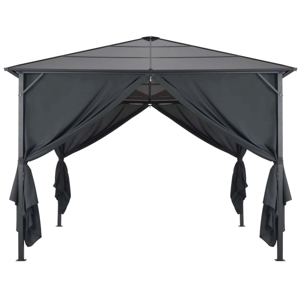 Aluminum Pop Up Canopy Tent with Curtain H6455