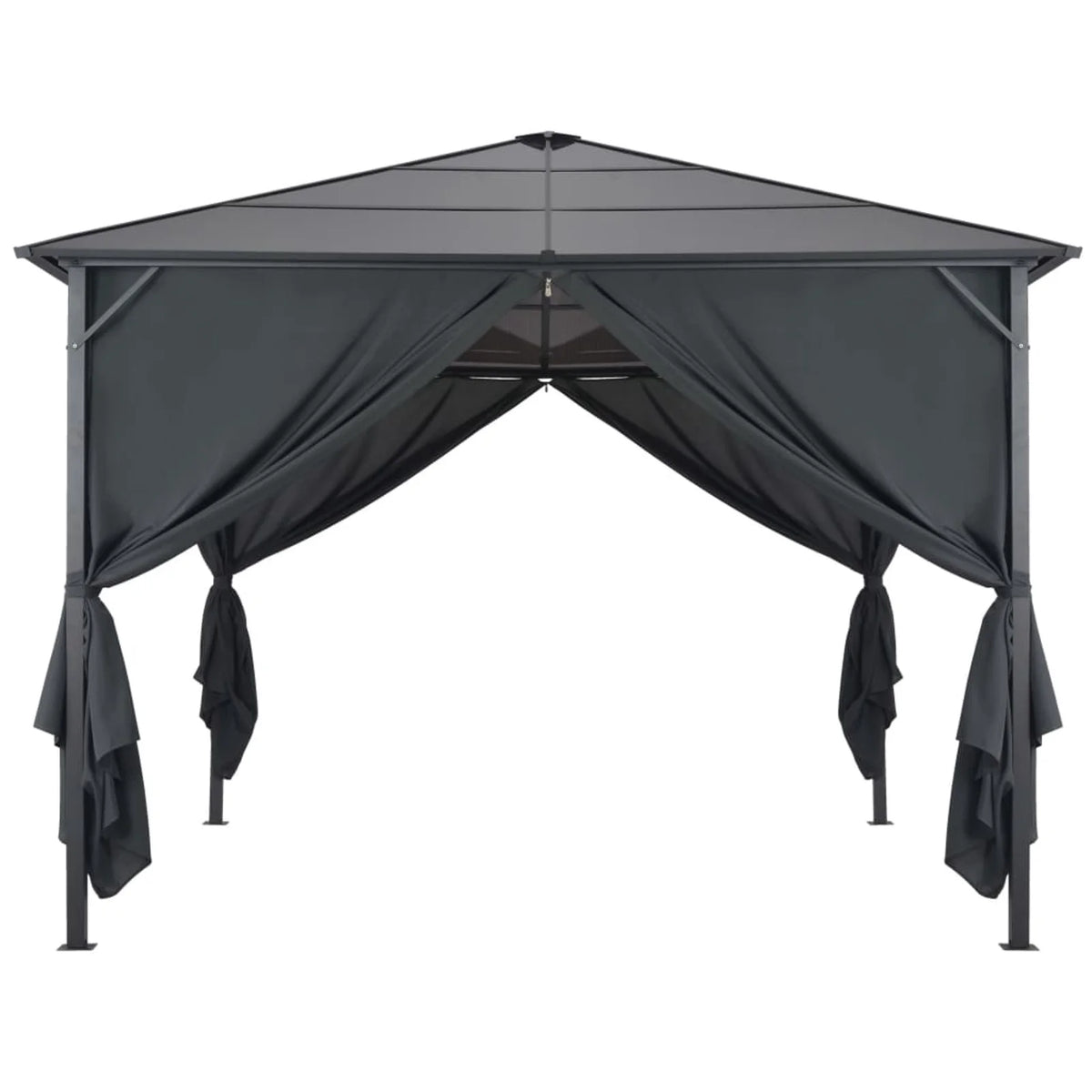 Aluminum Pop Up Canopy Tent with Curtain H6455