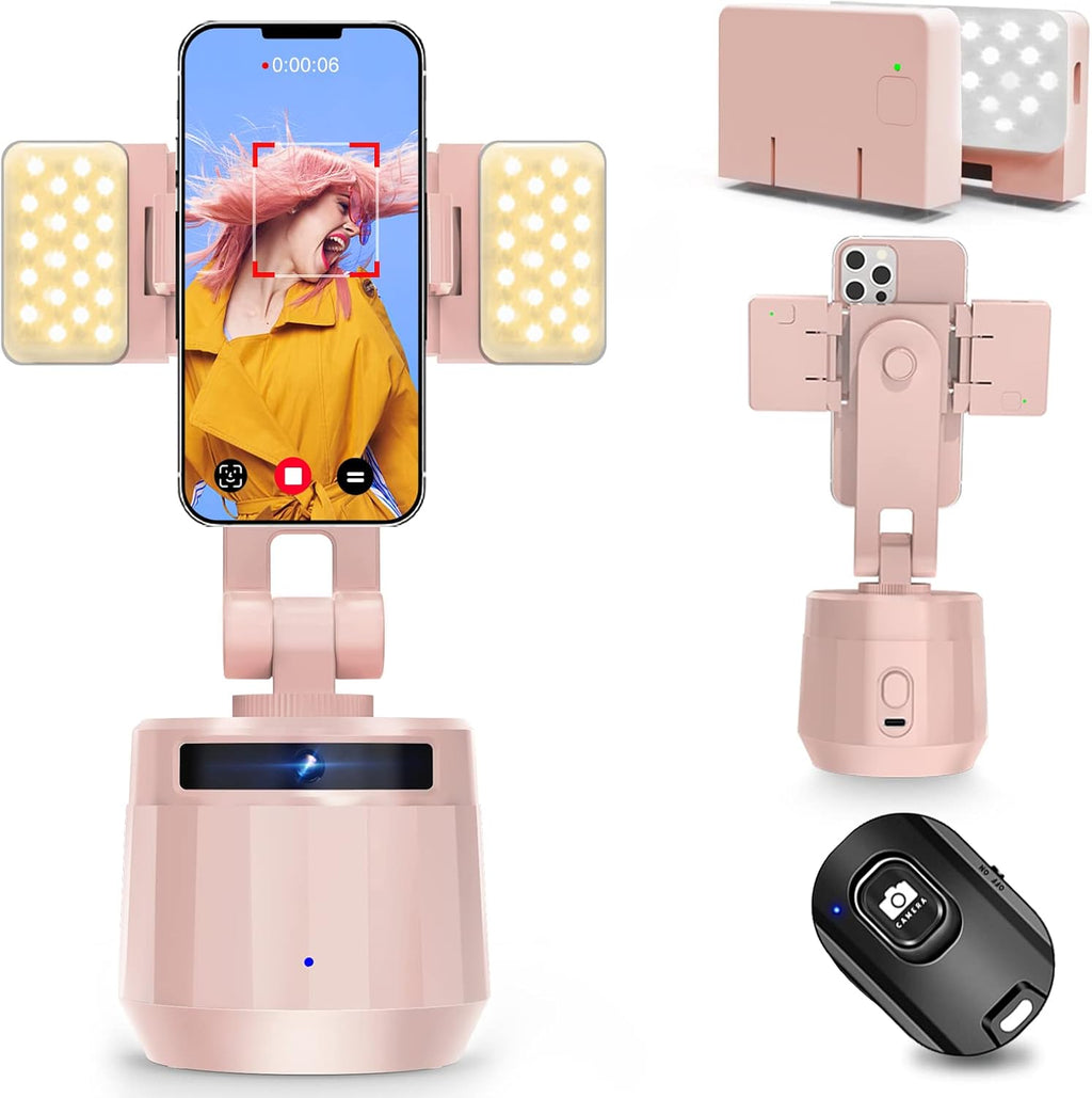 White Auto Face Tracking Tripod Phone Holder N21827