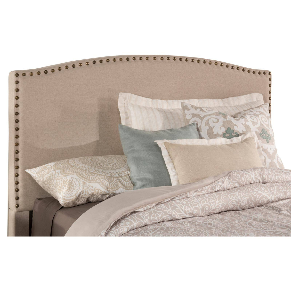 Light Taupe Fabric Headboard C390
