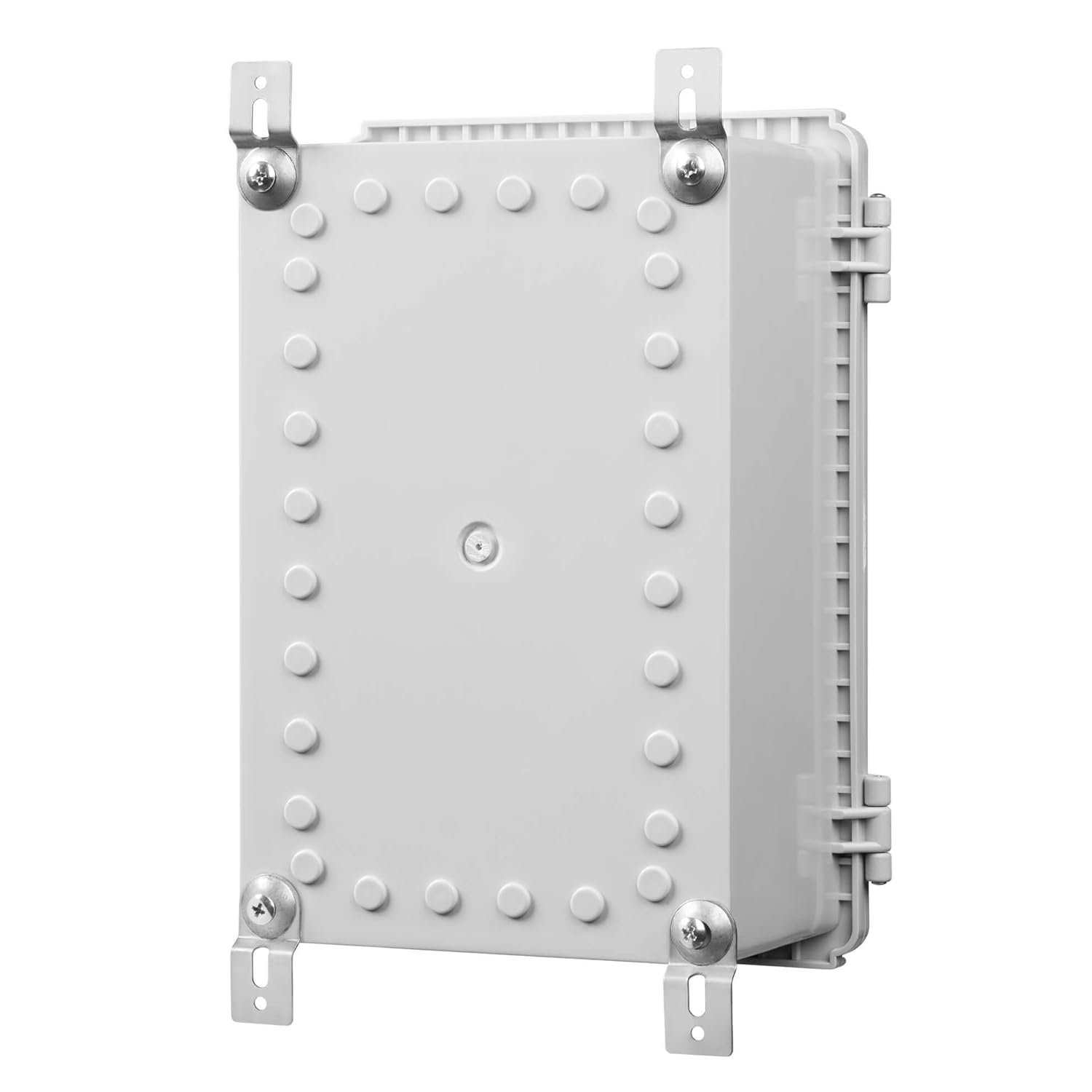 IP67 Waterproof Plastic Junction Box with Hinged Cover and Mounting Plate P375303