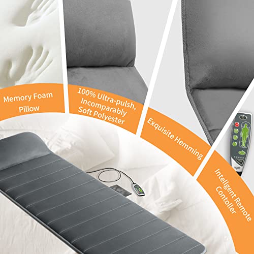 Electric Full Body Massage Pad with 10 Vibrating Motors & 6 Heating Pads B697