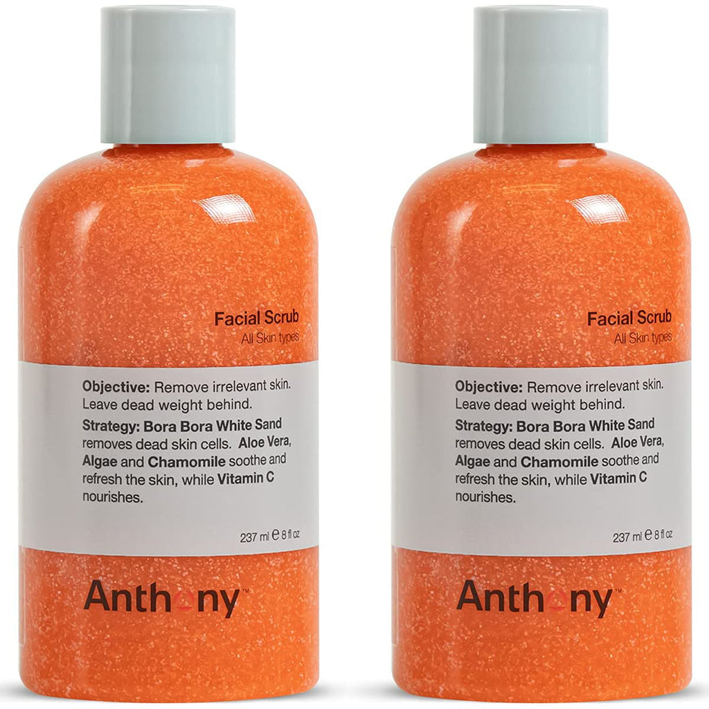 Facial Scrub, 8 Fl Oz, 2 Pack U73541
