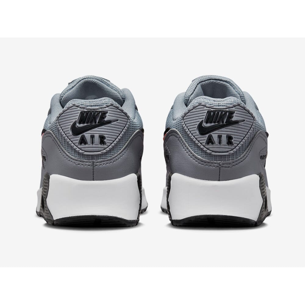 Wolf Grey/Sunset Glow Air Max 90 Grade-School Size 7Y K829