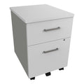 White/Silver Filing Cabinets A19797