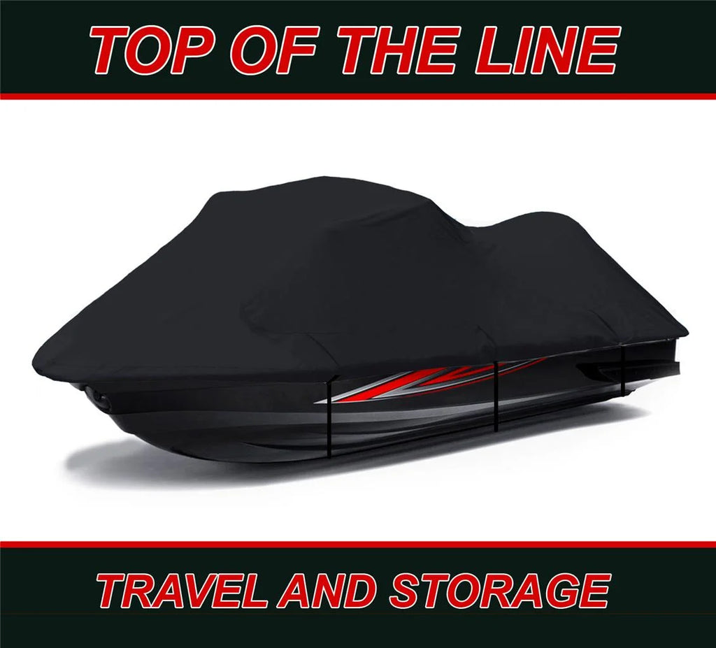 Black Jet Ski Cover for Sea Doo PWC 2000 2001 2002 2 Seater N946