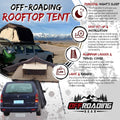 Tan Rooftop Tent for Truck SUV Car B660