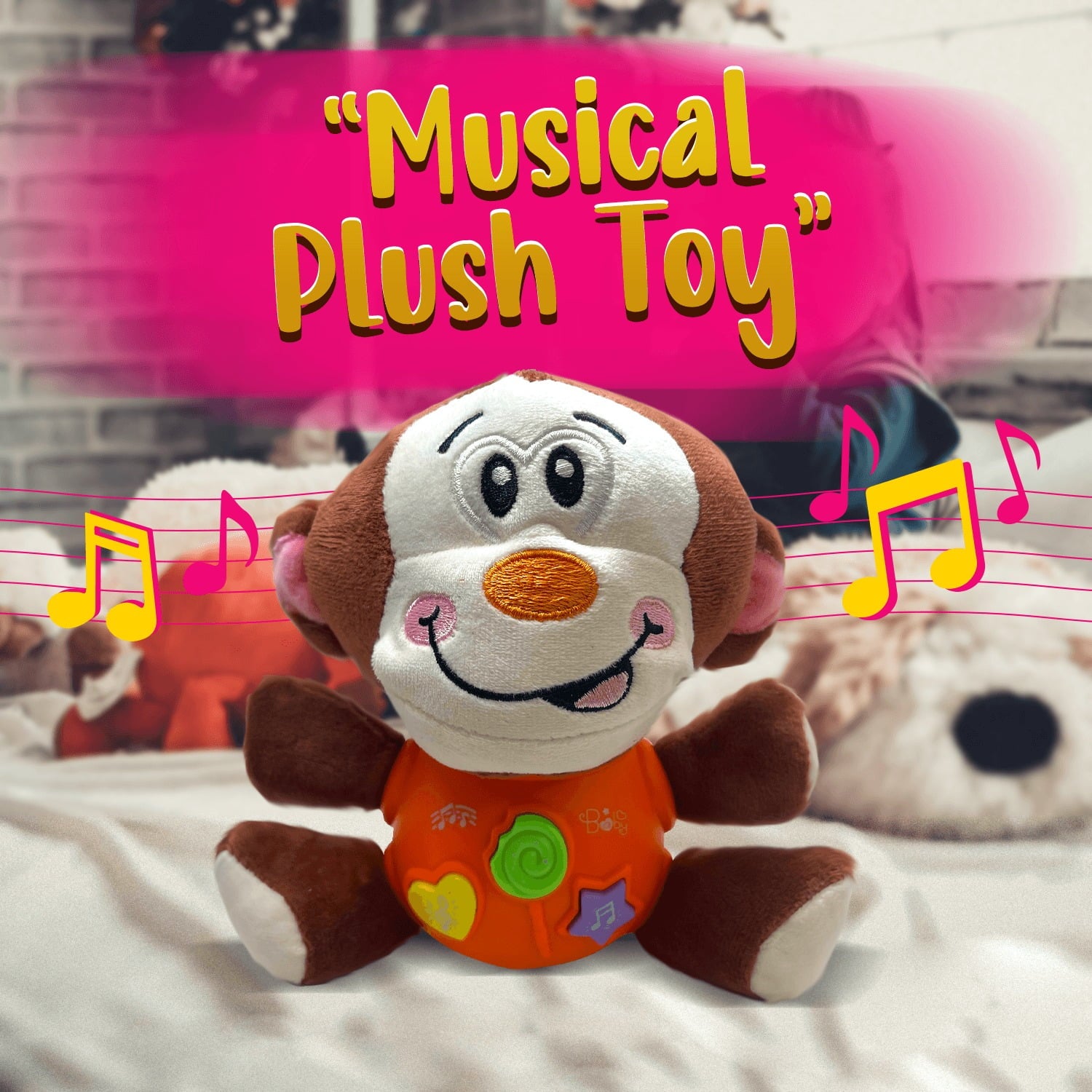 Disney Baby Musical Plush Monkey Toy E649