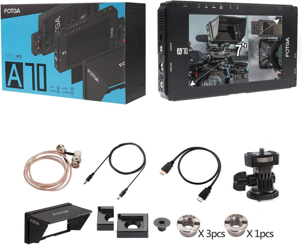 7 Inch Full HD IPS On-Camera Field Monitor with HDMI 4K Input/Output C11218