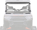 Non-Scratch Resistant Flip/Fold Down 2-in-1 Windshield for Polaris Ranger XP 900 / XP 900 Crew, 1/4 Thick Polycarbonate S3007
