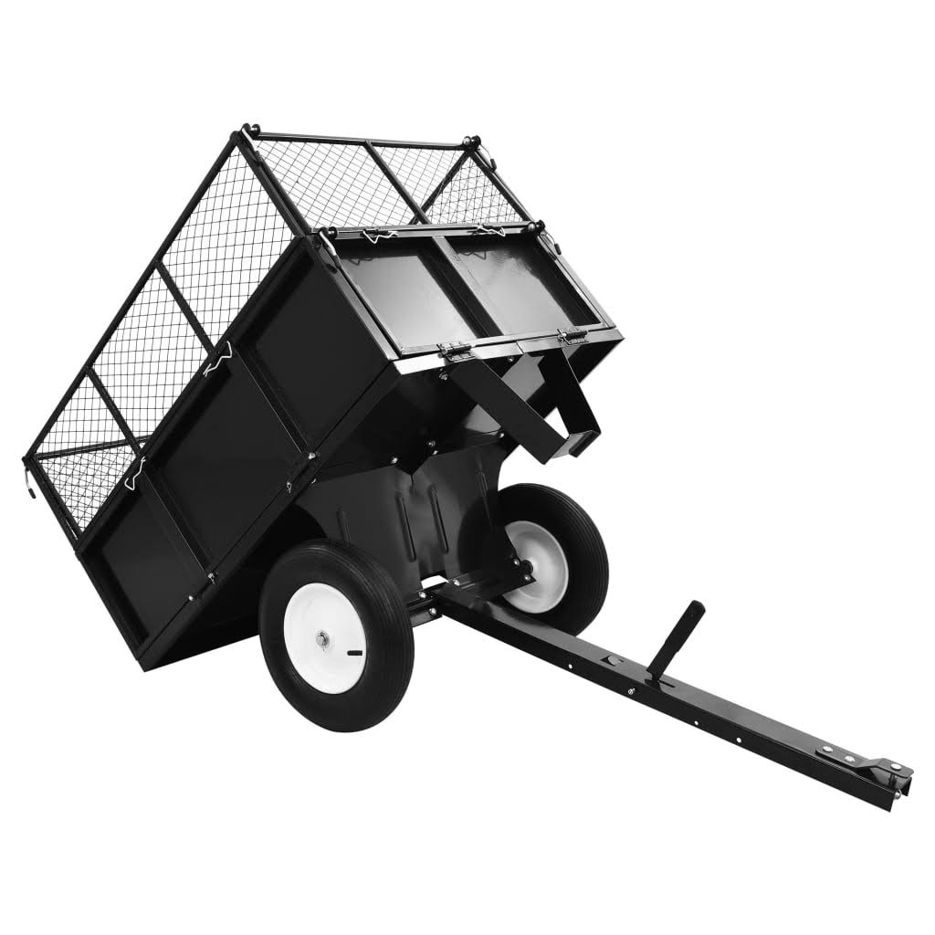 Tipping Trailer for Lawn Tractor 661.4lbs Load S60685