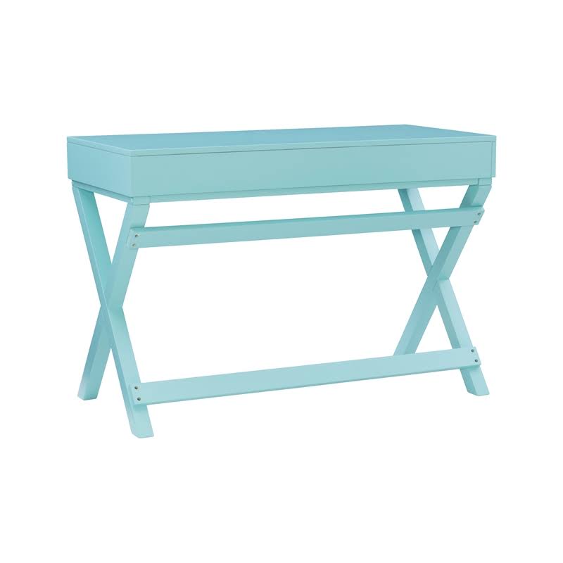 Blue Wood Writing Desk B681