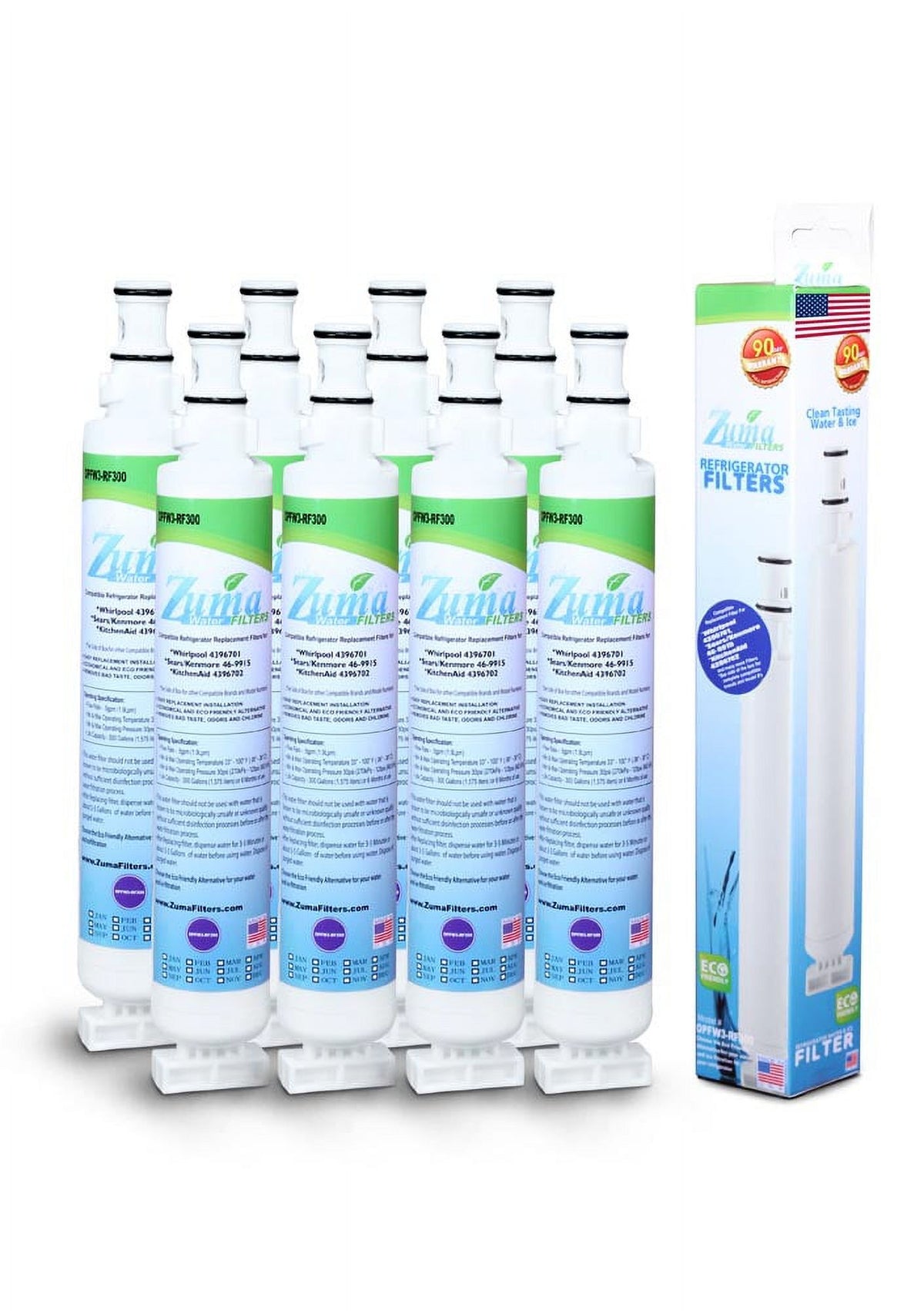 Water and Ice Filter 8 Pack D850