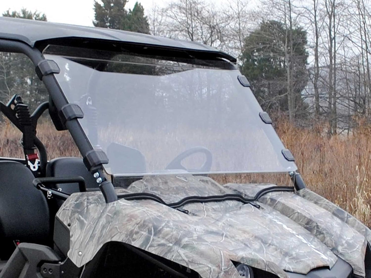 Heavy-Duty Full Windshield, 1/4" Thick Clear Polycarbonate W7711