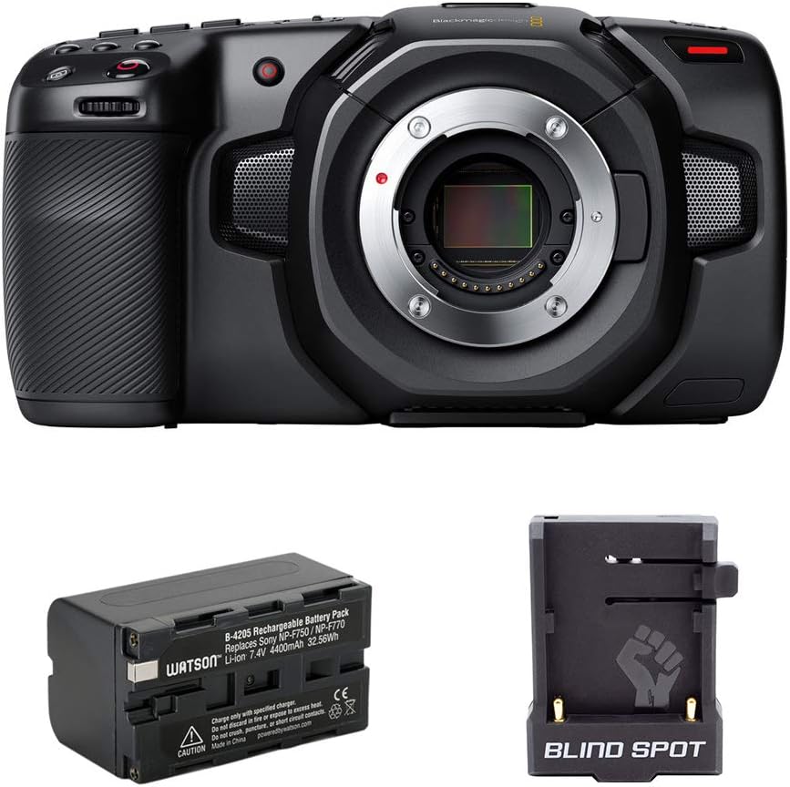 Pocket Cinema Camera 4K with NP-F770 Li-Ion Battery Pack R2808