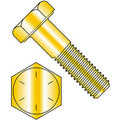 Hex Head Cap Screw, Steel, Zinc Yellow, Grade 8, 15 Pack T60098