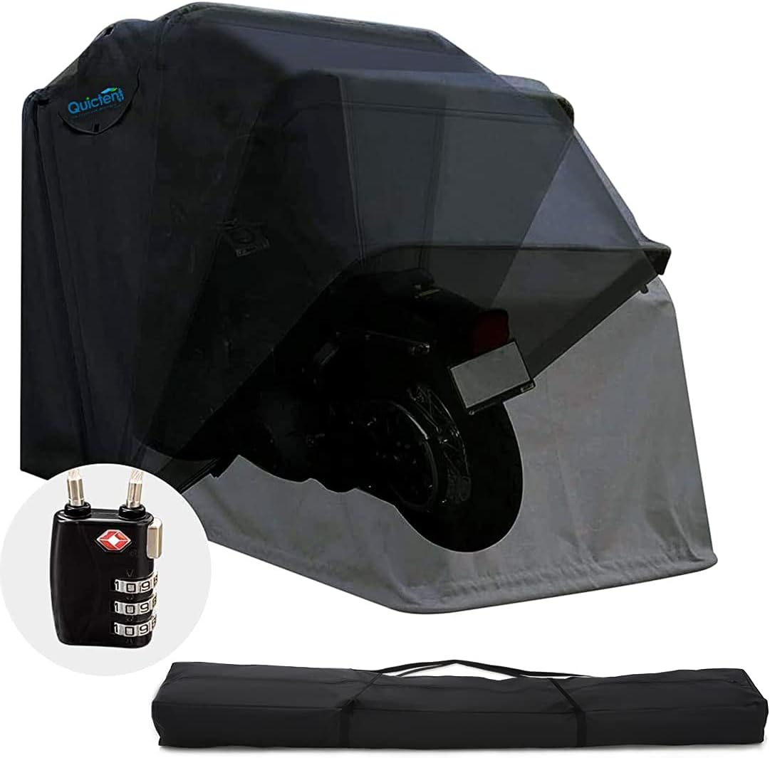 Large Size Motorcycle Shelter Shed Cover with Carry Bag N473395
