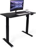 Electric Standing Desk 48" x 24" Height Adjustable Sit to Stand Desk Black A980