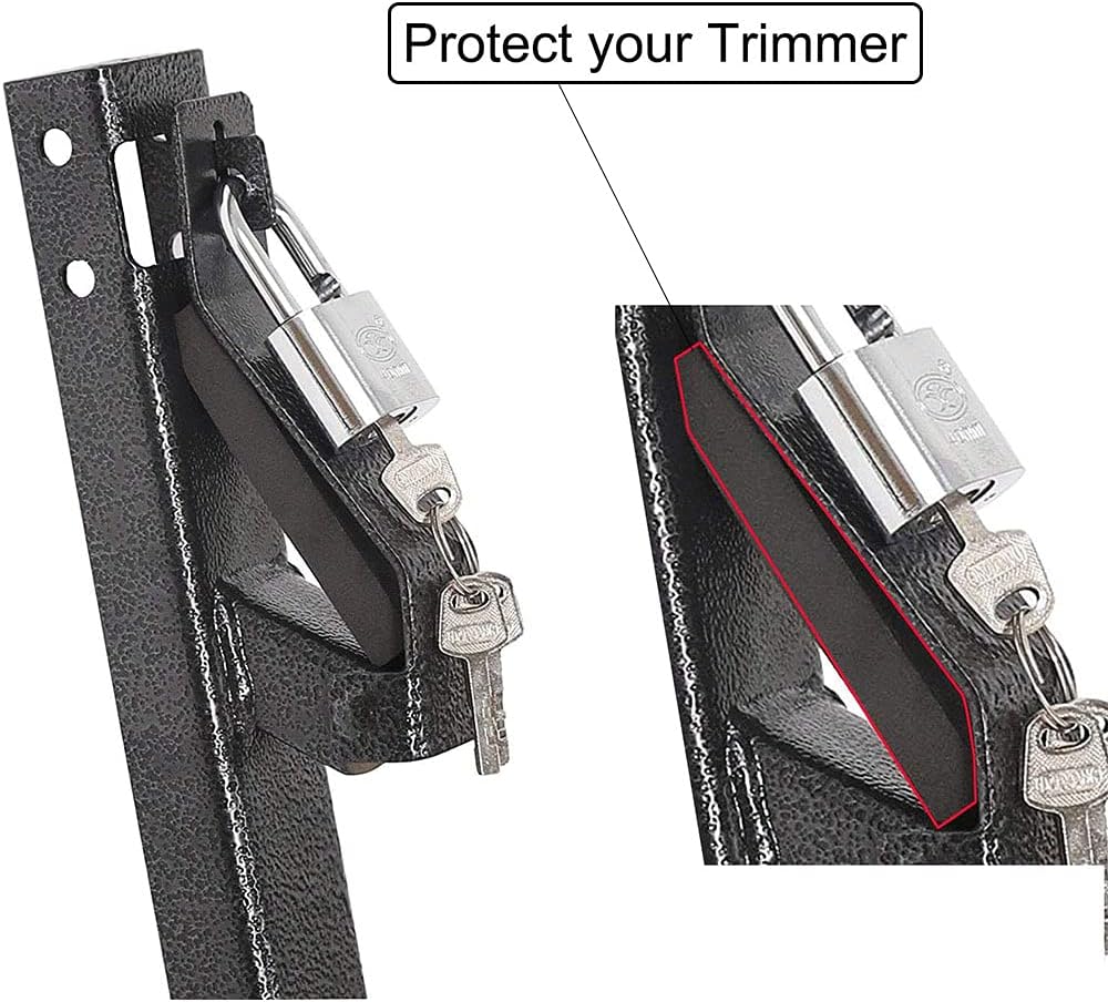 3 Place Trimmer Rack with Locks Pack of 2 A1218