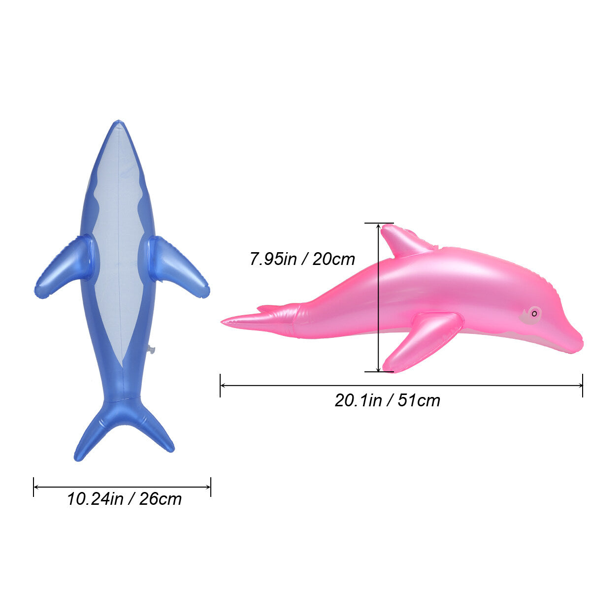 Inflatable Dolphin Pool Toy A897806