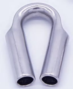 Wire Rope Tube Thimble 316 Stainless Steel 16mm 50-Pack L168