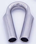 Wire Rope Tube Thimble 316 Stainless Steel 16mm 50-Pack L168