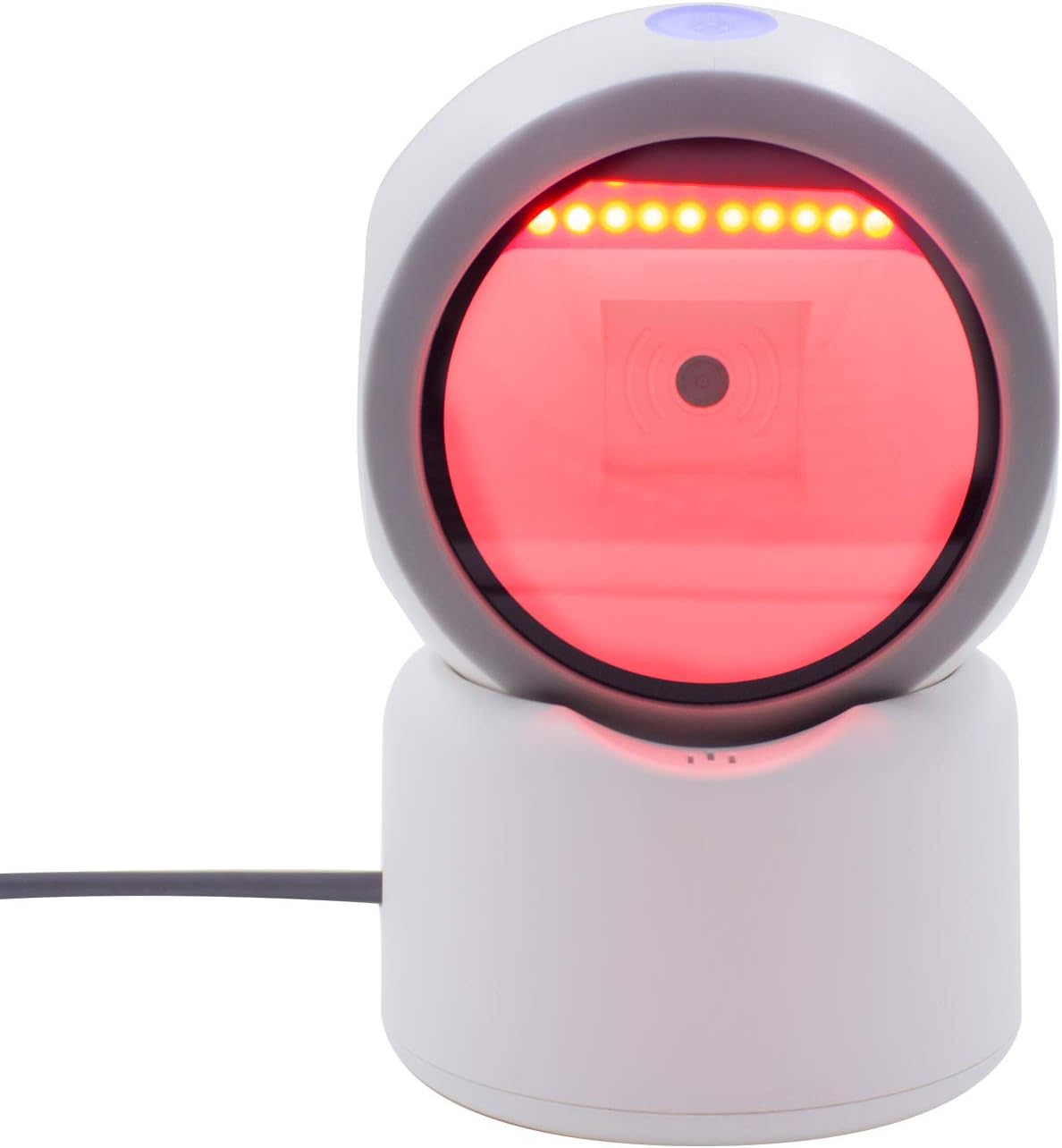 2D QR Barcode Scanner, Omnidirectional Hands-Free USB Automatic Barcode Reader, Pack of 2 K307636
