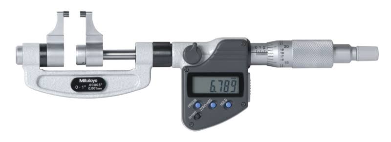 1 in. Outside Micrometer Caliper with 0.001 mm SPC Output F329