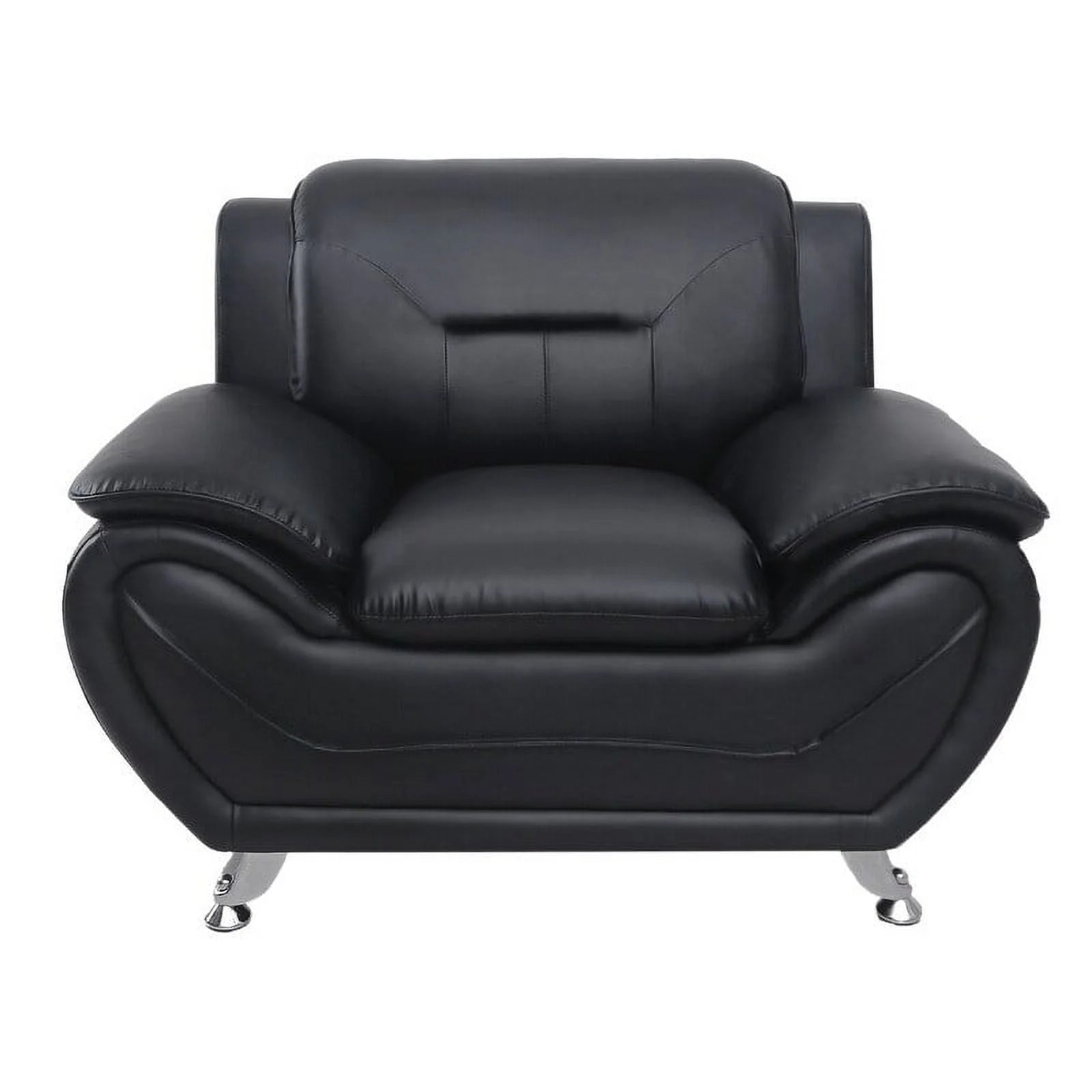 Faux Leather Upholstered Club Chair Z642667