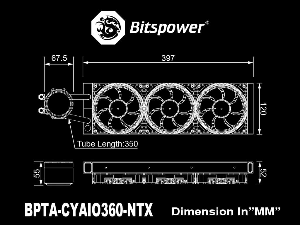 360mm All-in-One Liquid CPU Cooler with D-RGB Fans Q5821