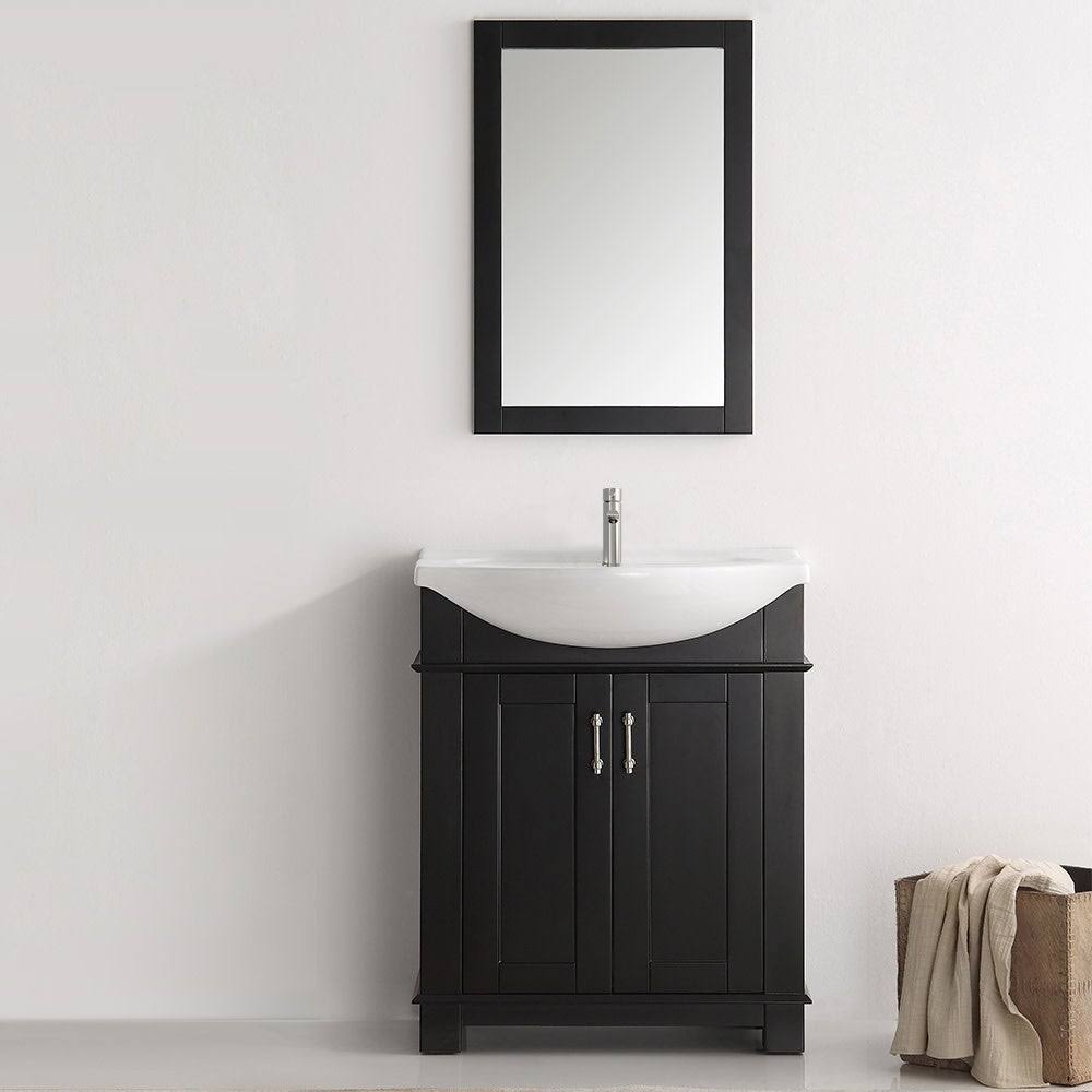 Gray Traditional Bathroom Vanity Q740