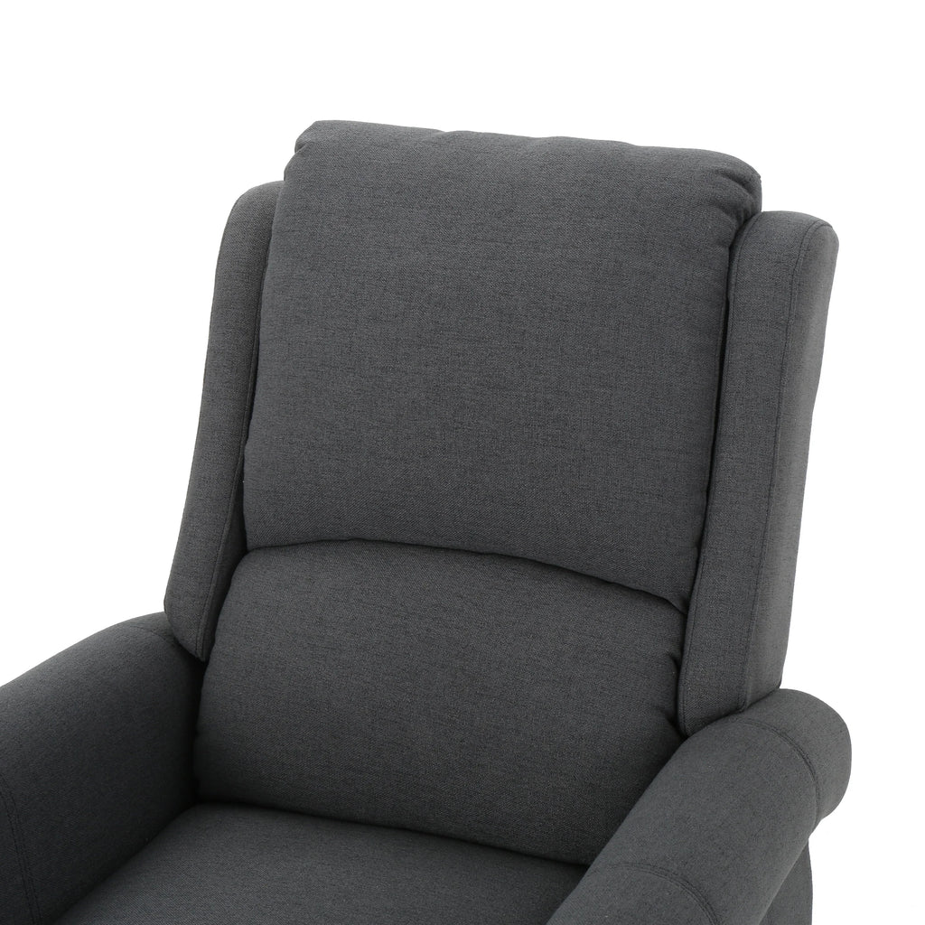 Charcoal Fabric Recliner I5841