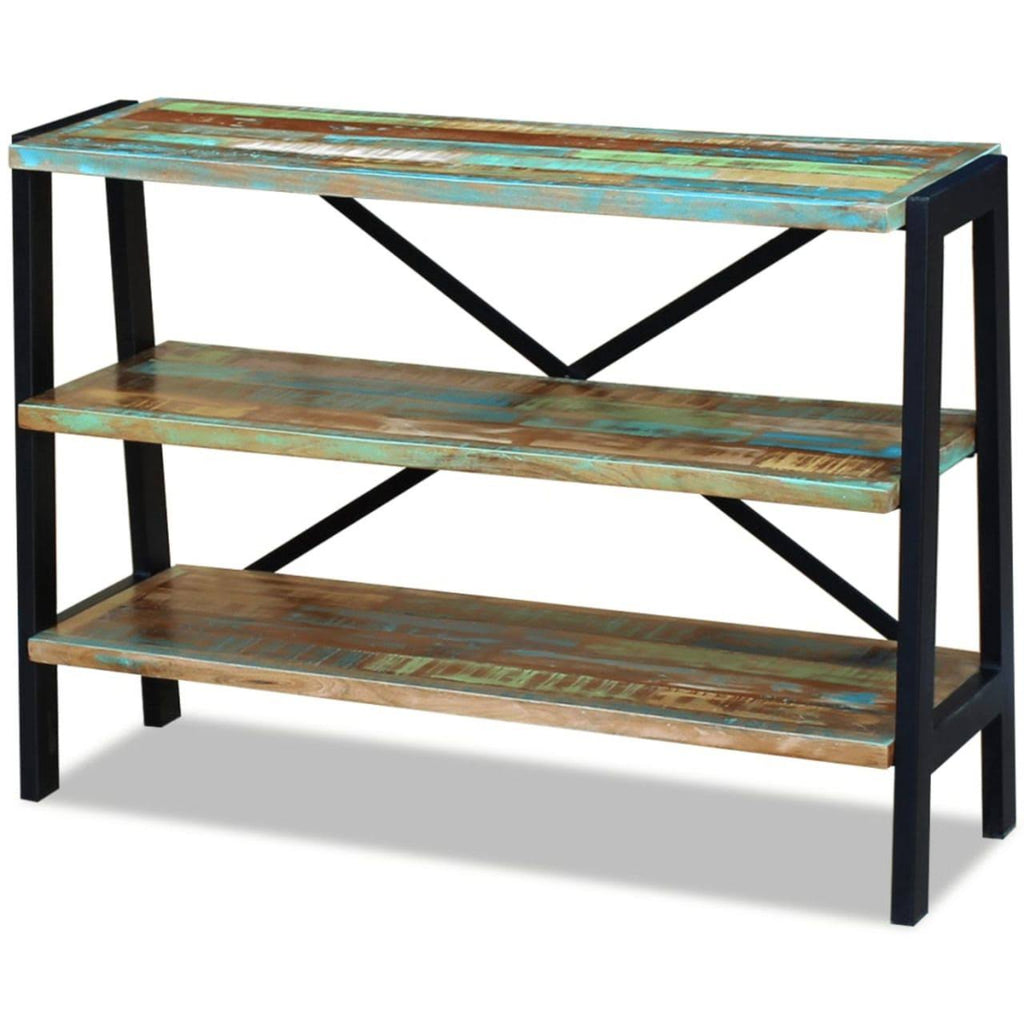 Solid Reclaimed Wood Sideboard 3 Shelves B32090