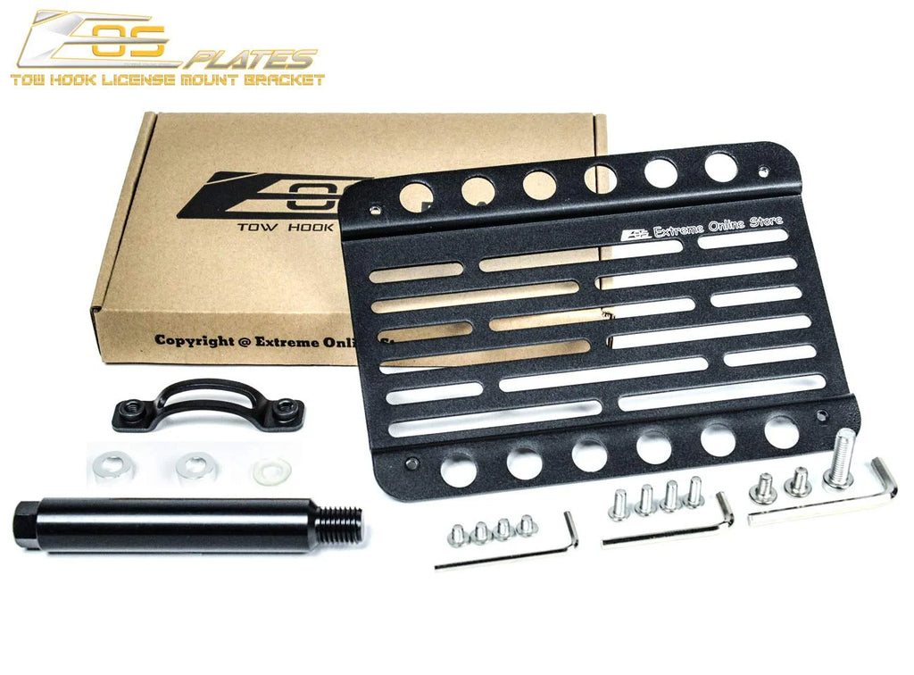 Tow Hook License Plate Relocator Mount Bracket F249