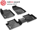 TPE All Weather Custom Fit Floor Liner Full Set Car Mats Black U3656