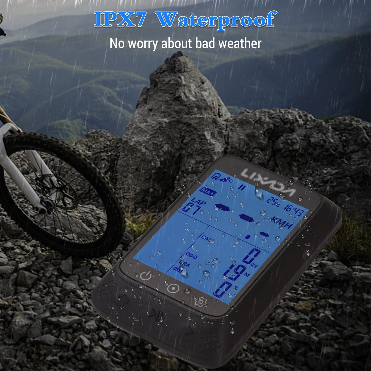 Bike Computer Wireless Waterproof B22927