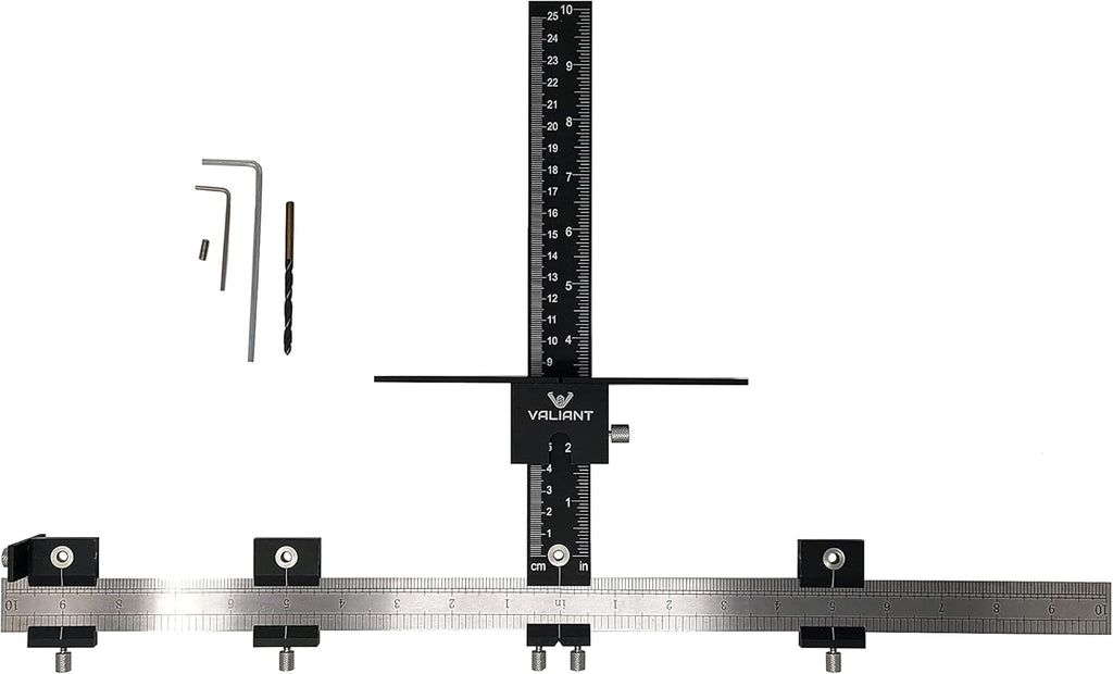 Aluminum+ABC Extended 20 INCH Ruler Cabinet Hardware Jig Template Tool M994741