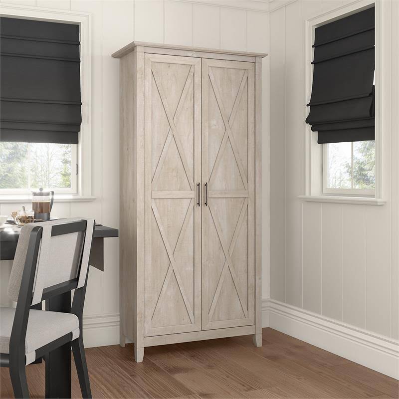 Washed Gray Kitchen Pantry Cabinet K32581