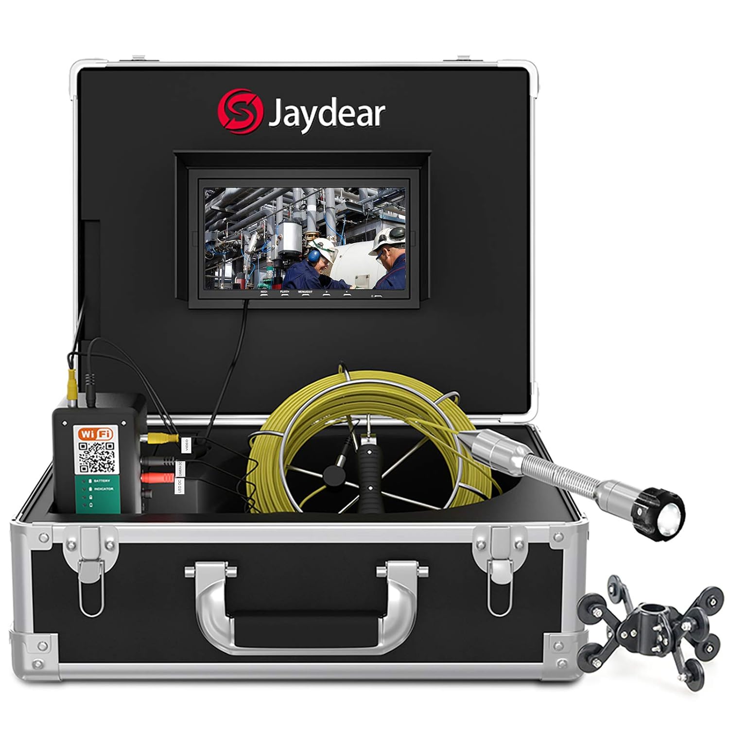 7 Inch LCD Monitor WiFi Sewer Inspection Camera, 165ft/50m, IP68 J670