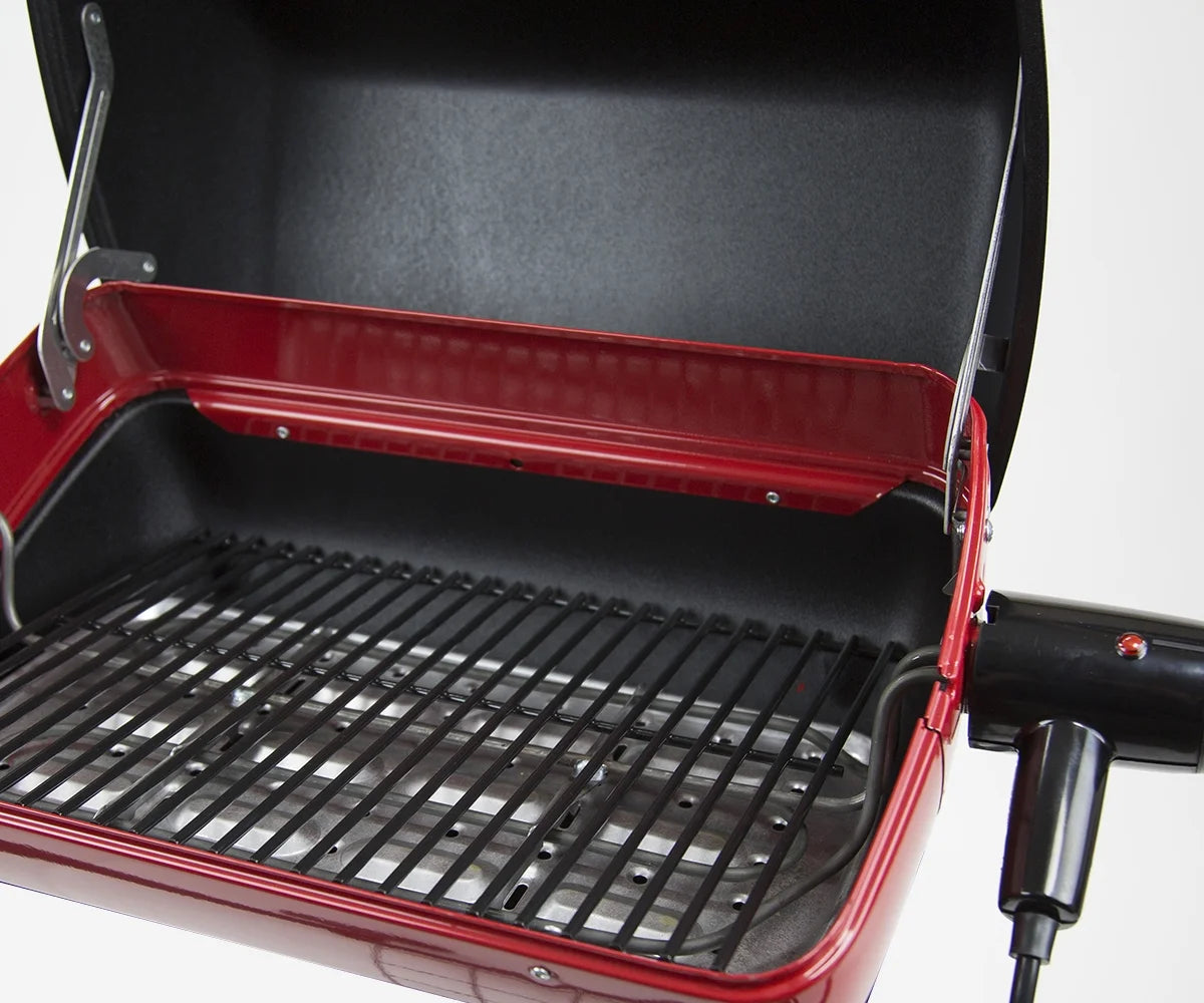 Electric Tabletop Steel Grill with 3-Position Element H89086