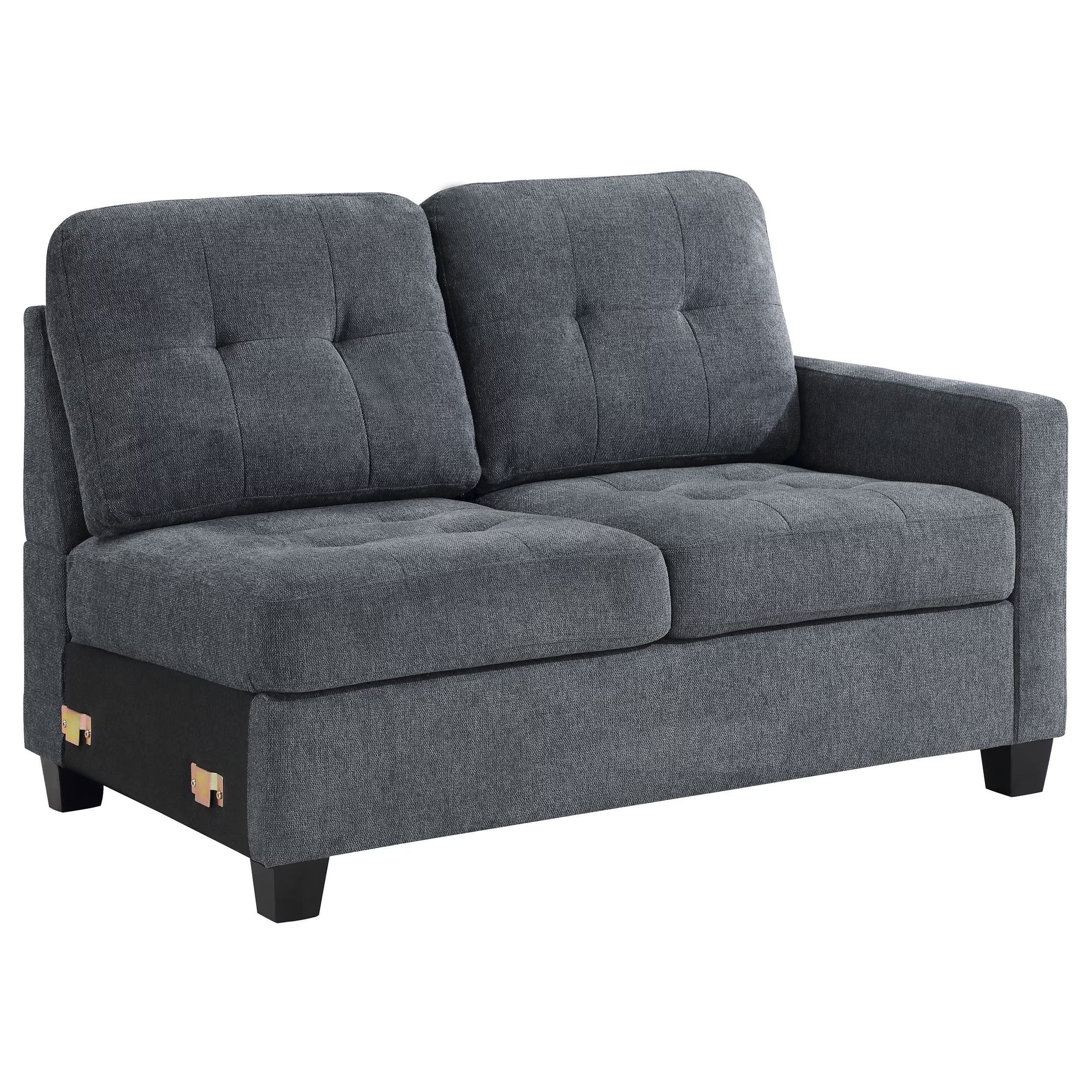 Steel Grey Upholstered Chair Q7447