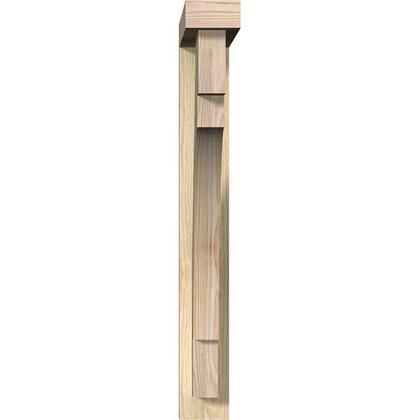 Rough Sawn Douglas Fir Bracket with Offset Brace Q785084
