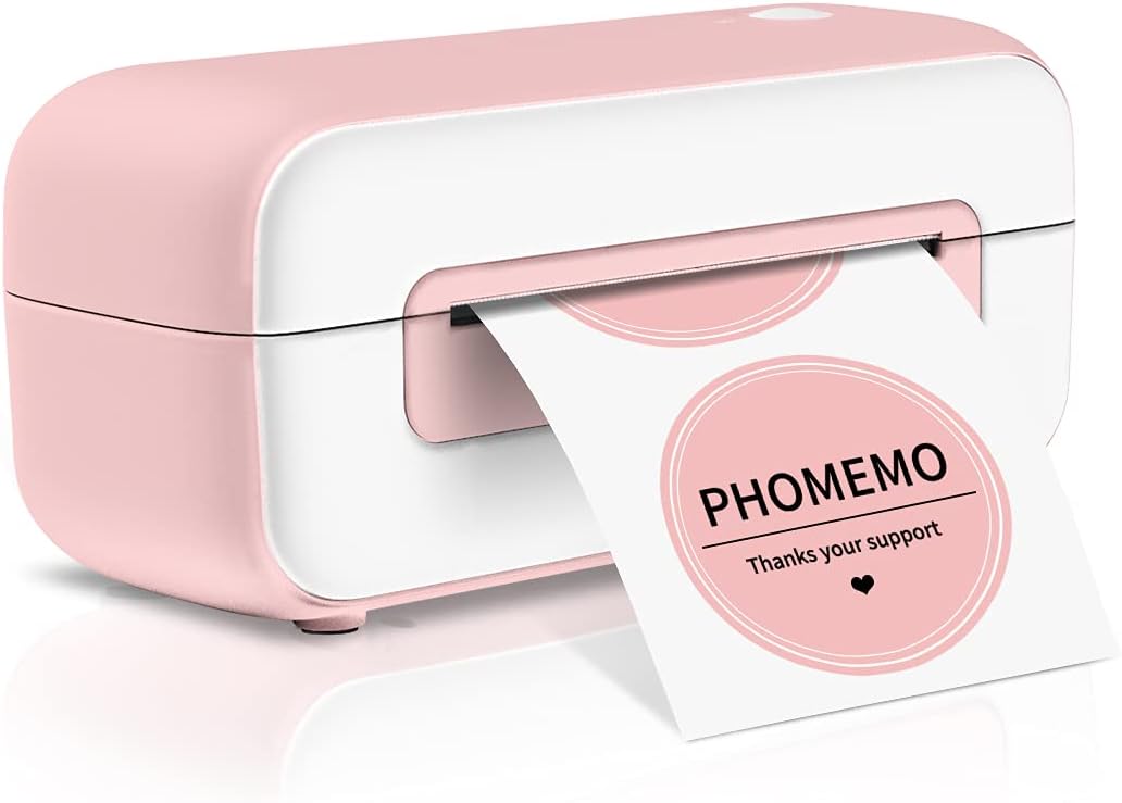 Pink Thermal Label Printer U59236
